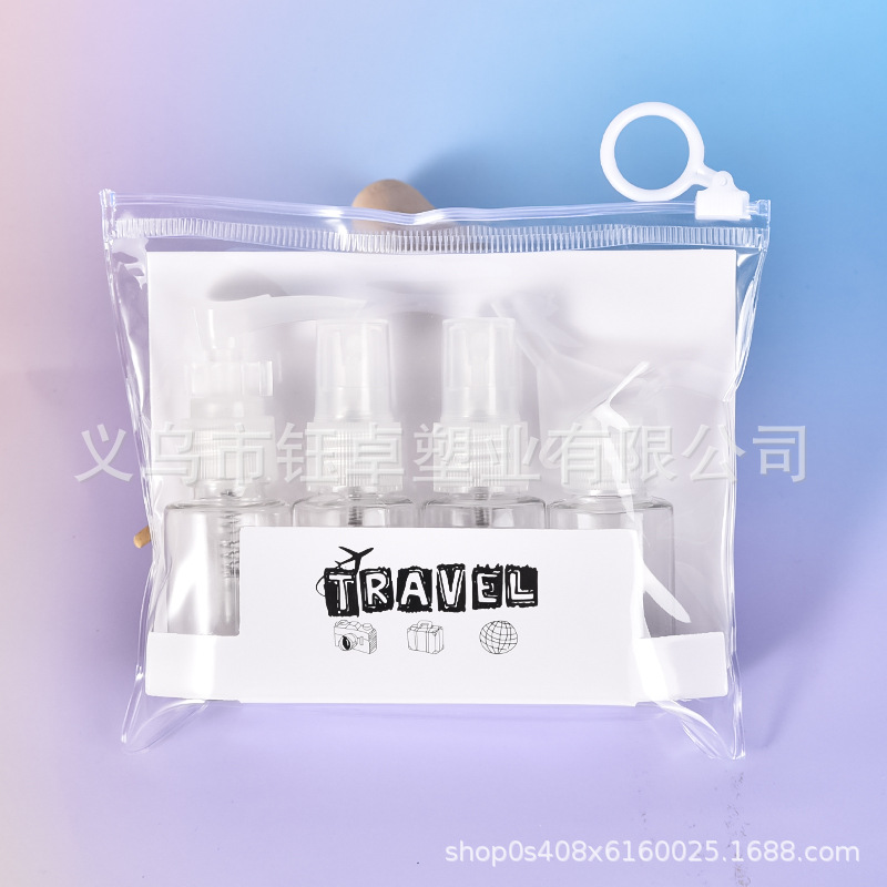 Botella de transporte de viajes, botella de pulverización, botella de pulverización de cosméticos, botella de pulverización de viajes, botella de compresión, embalaje de emulsión
