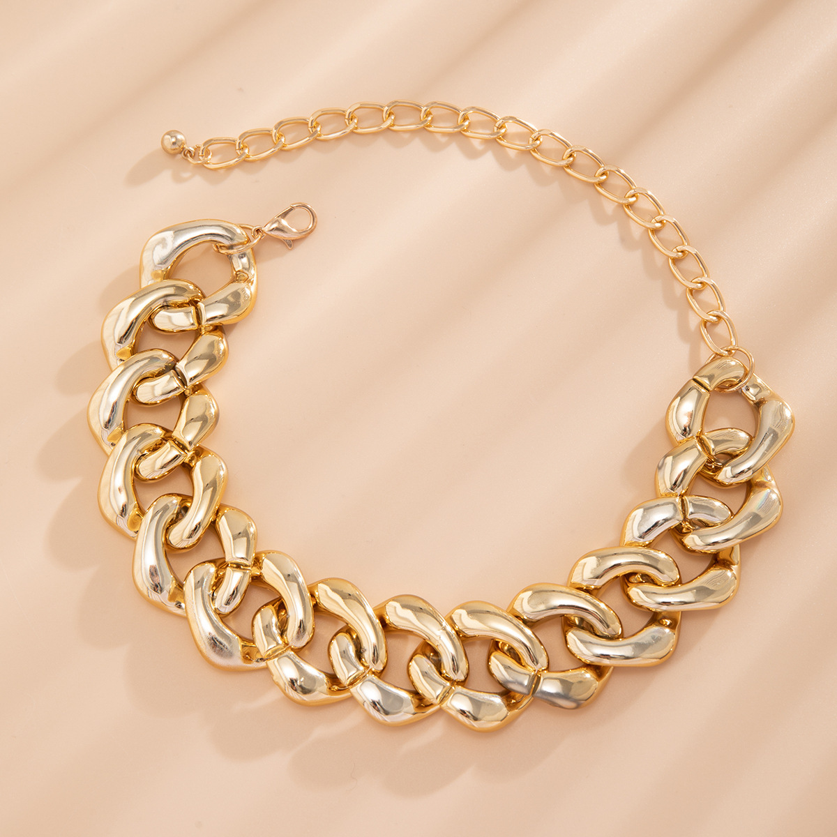 1 Piece Quantity Exaggerated Punk Geometric CCB Choker Wholesale