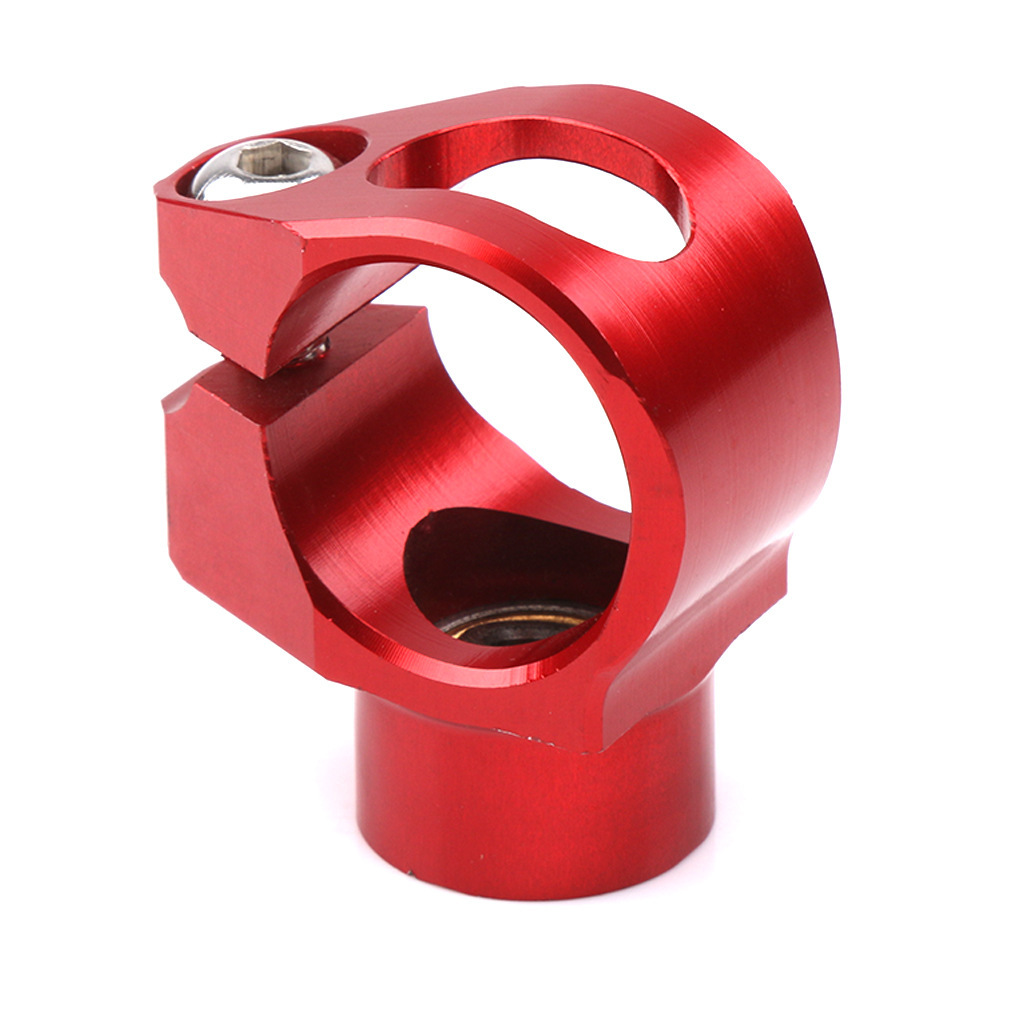 Modificación de la motocicleta piezas universales amortiguador clip código 25mm diámetro titanio regla universal clip fijo MT09