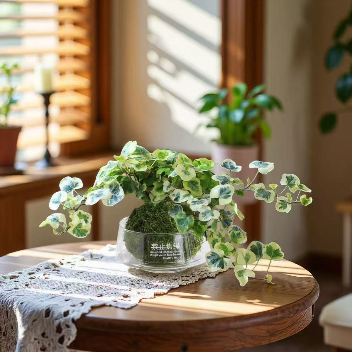 Buca nieve hiedra en maceta interior modelado creativo bonsai balcón sala de estar cesta colgante colgante planta verde