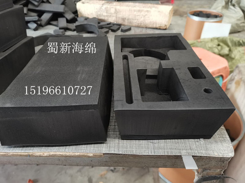 厂家供应黑色EVA硬泡沫包装泡沫雕刻成型异形EVA泡沫