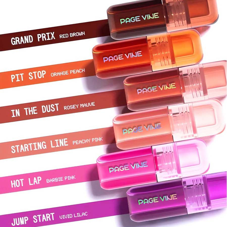 Maquillaje PAGE VINE: Colorete líquido de moda y brillo labial de doble uso, exclusivo para ventas transfronterizas, superventas en LAZADA, con cantidad mínima de pedido baja.