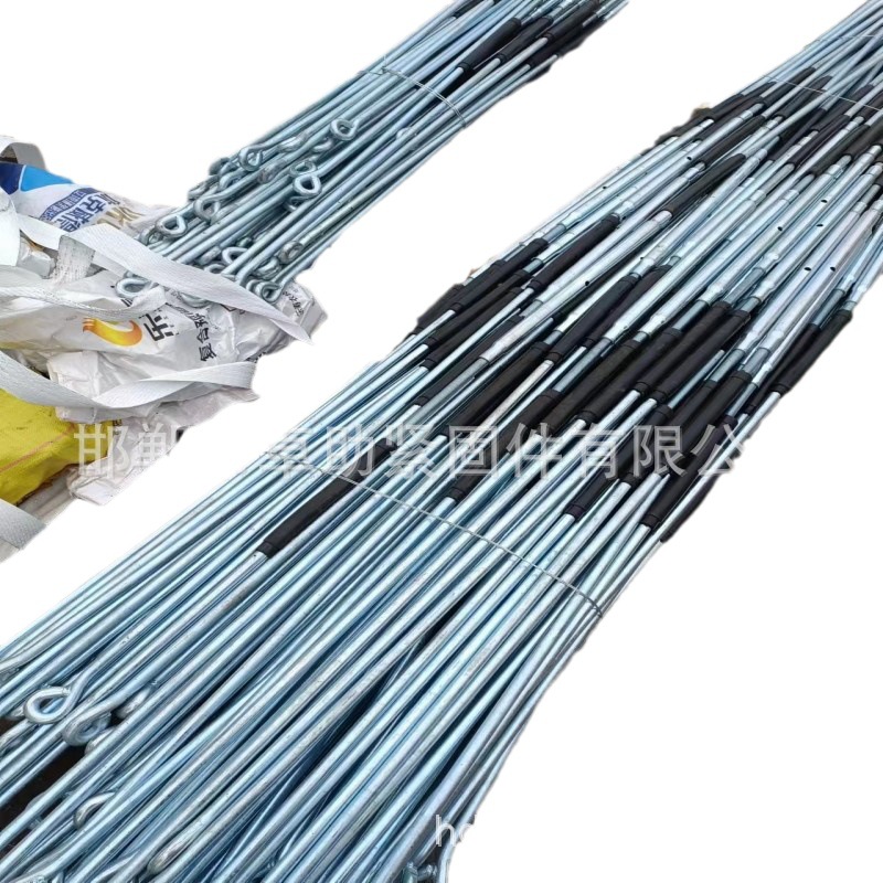 悬挑梁拉杆新型连墙件 工字钢花篮斜拉杆 焊接花篮悬挑梁拉杆现货