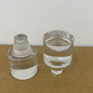 New Sample Crystal Glass Lid, Mountain Lid, White Wine Bottle Lid, Aromatherapy Bottle Lid, Glass Bottle Lid Processing