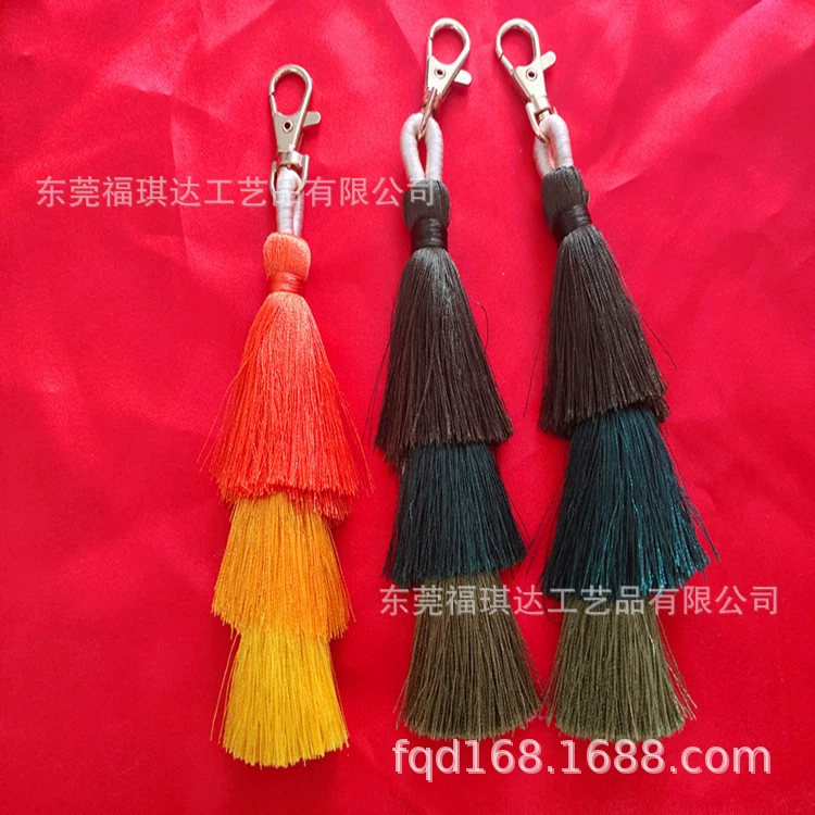 Багажная кисточка брелок кисточка двухслойная кисточка