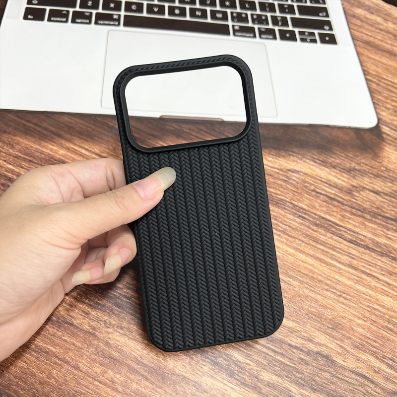 适用iphone17编织毛衣纹苹果15ProMax手机壳16纯色12/112PRO软壳|undefined