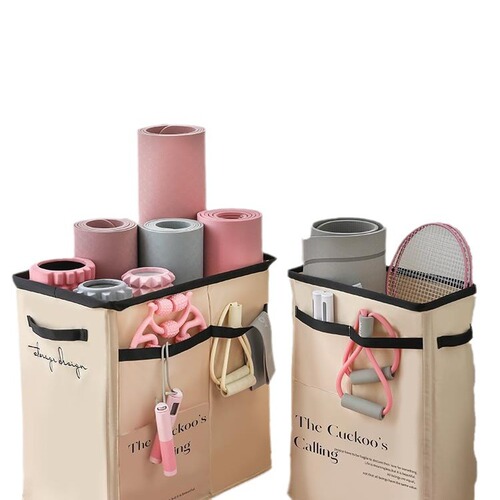 Yoga mat storage basket fitness equipment sports goods storage basket sports equipment tool badminton rack tube