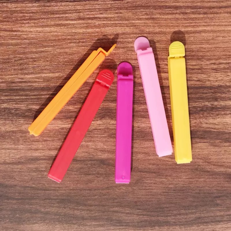 El nuevo clip de sellado grueso de alta calidad de 12CM para bocadillos de té de plástico a prueba de humedad puede imprimir LOGO