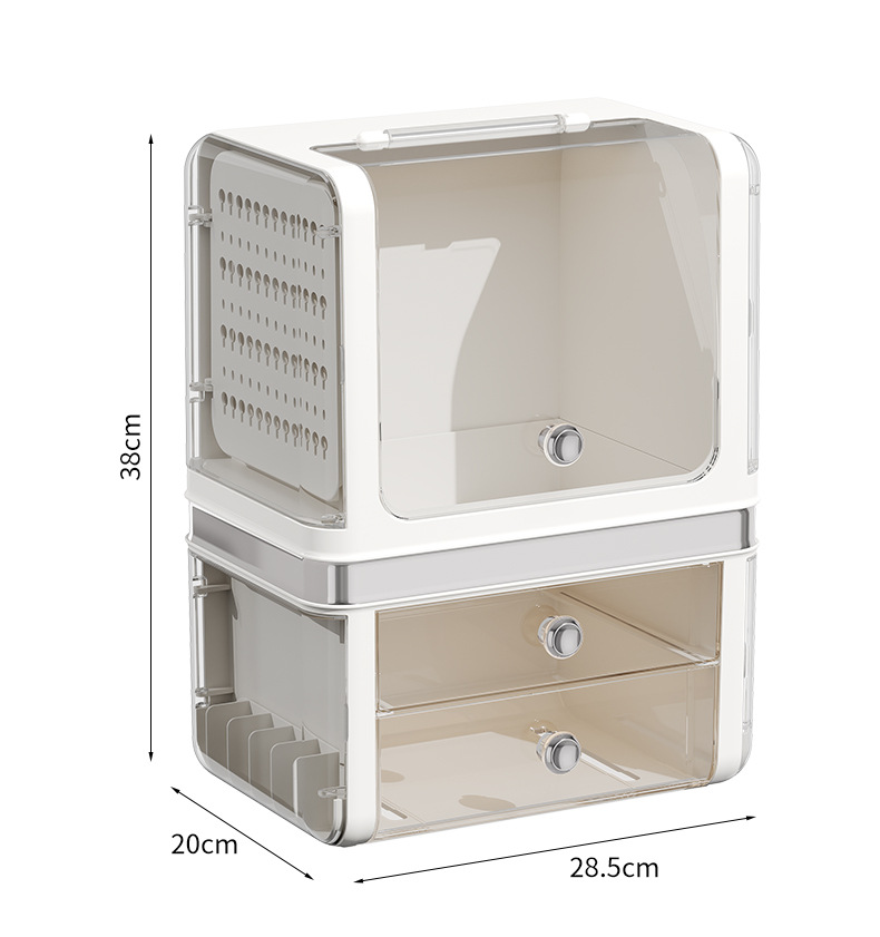 Desktop Cosmetics Storage Box with Drawers