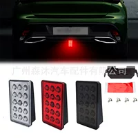 F1 15Led стоп-фонарь автомобильный мотоцикл парковочный индикатор предупреждения задний фонарь квадратный задний фонарь