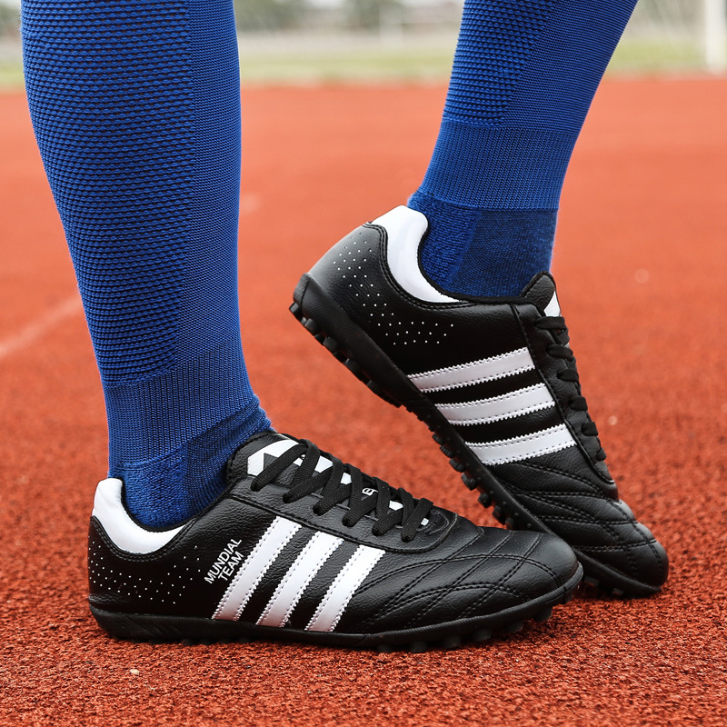 Zapatos de fútbol profesionales con tacos rotos para hombres y mujeres, estudiantes universitarios, zapatos para exteriores para adultos, zapatos de entrenamiento para competición en césped de escuela primaria y secundaria