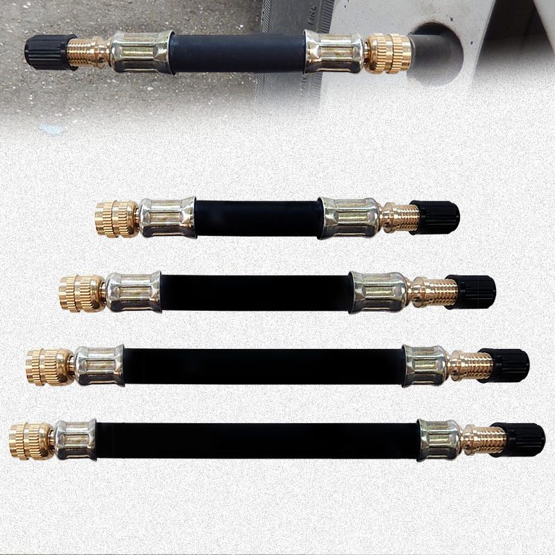 Tire rubber valve extension tube car vacuum valve inflation extension tube air nozzle inflation extension nozzle