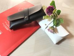 眼鏡盒 學生皮質手工眼鏡袋ins簡約便攜式收納盒 鏡袋 鏡布