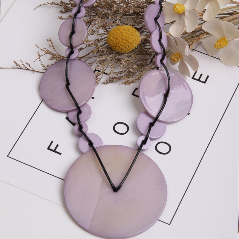 summer acrylic universal fashionable necklace