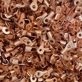 开口铜鼻子 T2紫铜镀锡接线鼻 铜大电流接线端子接线柱 铜鼻铜耳