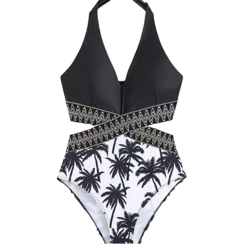 Cross-Border fashion European and American bikini sexy mother and daughter father and son swimsuit parent-child family bikini swimsuit four-piece set