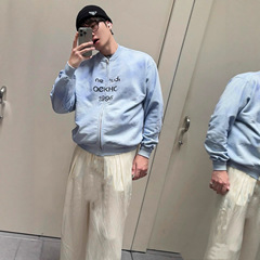 毒家现货正确版本AC家2025新款印花做旧拉链卫衣宽松版型男女同款