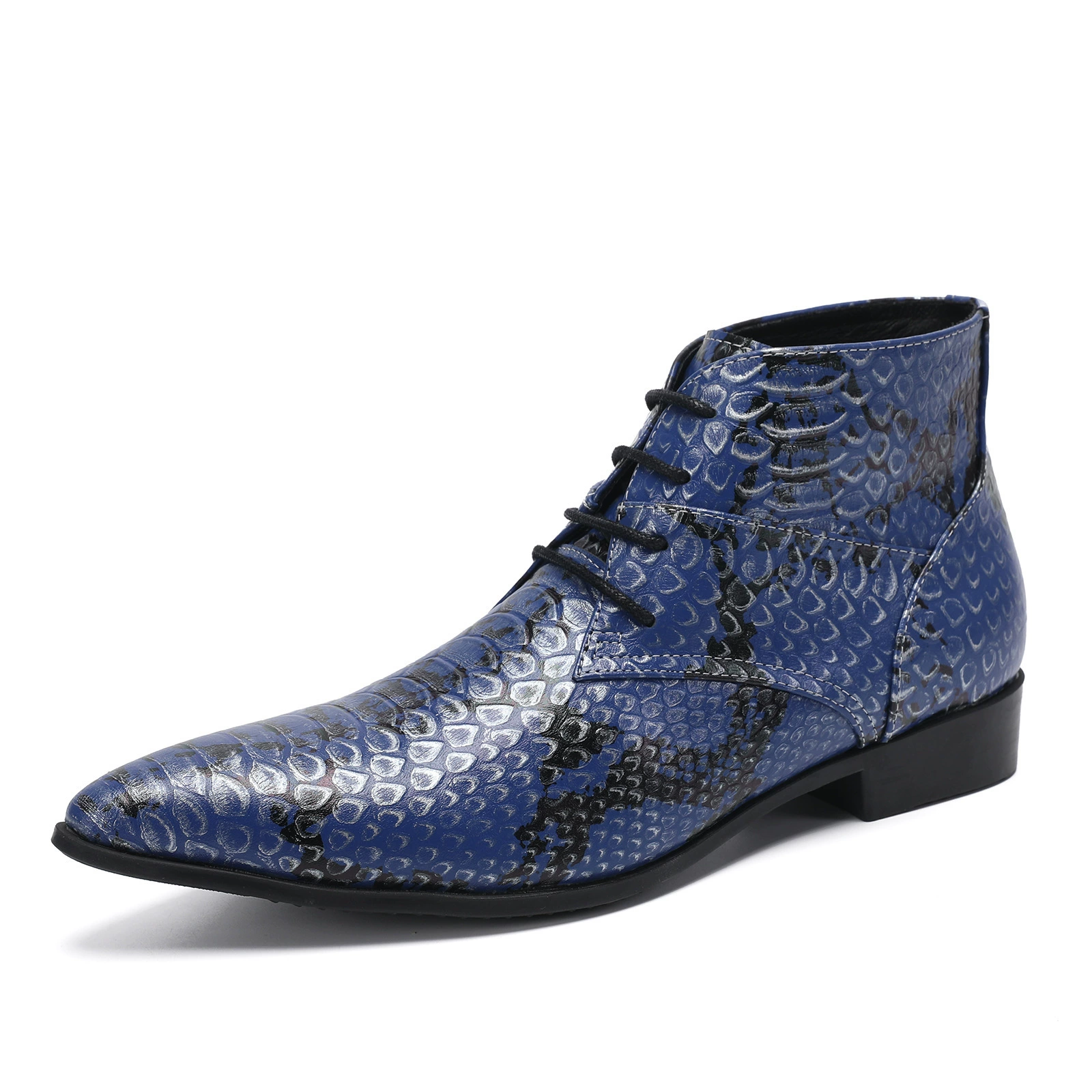 Винтажные ботинки Martin в британском стиле, броги, высокие кожаные ботинки, кожаные ботинки на плоской подошве с резьбой, повседневные рабочие ботинки, мужская мода