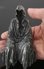 Animation Wholesale Game Peripherals Mysterious Man in Black Sitting pose of the Ringwraith King Dark series bagged figure model