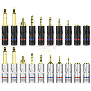 Tilting Square Willow 8mm6.2mm Tail Hole 6.35 Monophonic Stereo RCA/4.4/3.5/2.5 Plug Female Seat