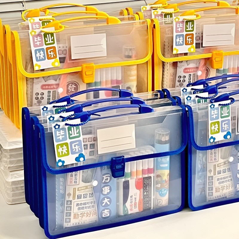 A4 bolsa de archivo de plástico transparente bolsa de almacenamiento de gran capacidad bolsa de papel de oficina bolsa de asuntos de papel de examen libros de estudiantes caja de almacenamiento