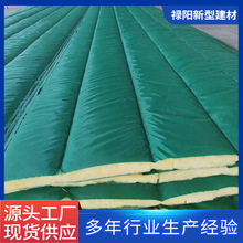 工程棉被防火岩棉保温被厂家批发绿色阻燃河道船闸工程加厚保温被