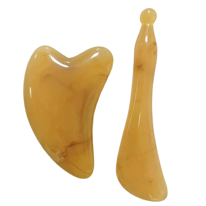 Horn_scrape_plate dialing ribs Facial resin Face, Face Division, Make a Beauty Baseball Delta Cardiac Scraping Tablets