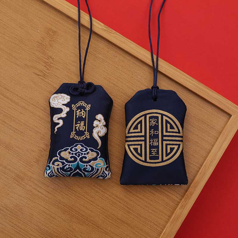 卸売ぶら下げ首中国刺繍祝福袋小さな財布ヒント袋お守り祝福袋ロイヤルガード小袋空袋|undefined