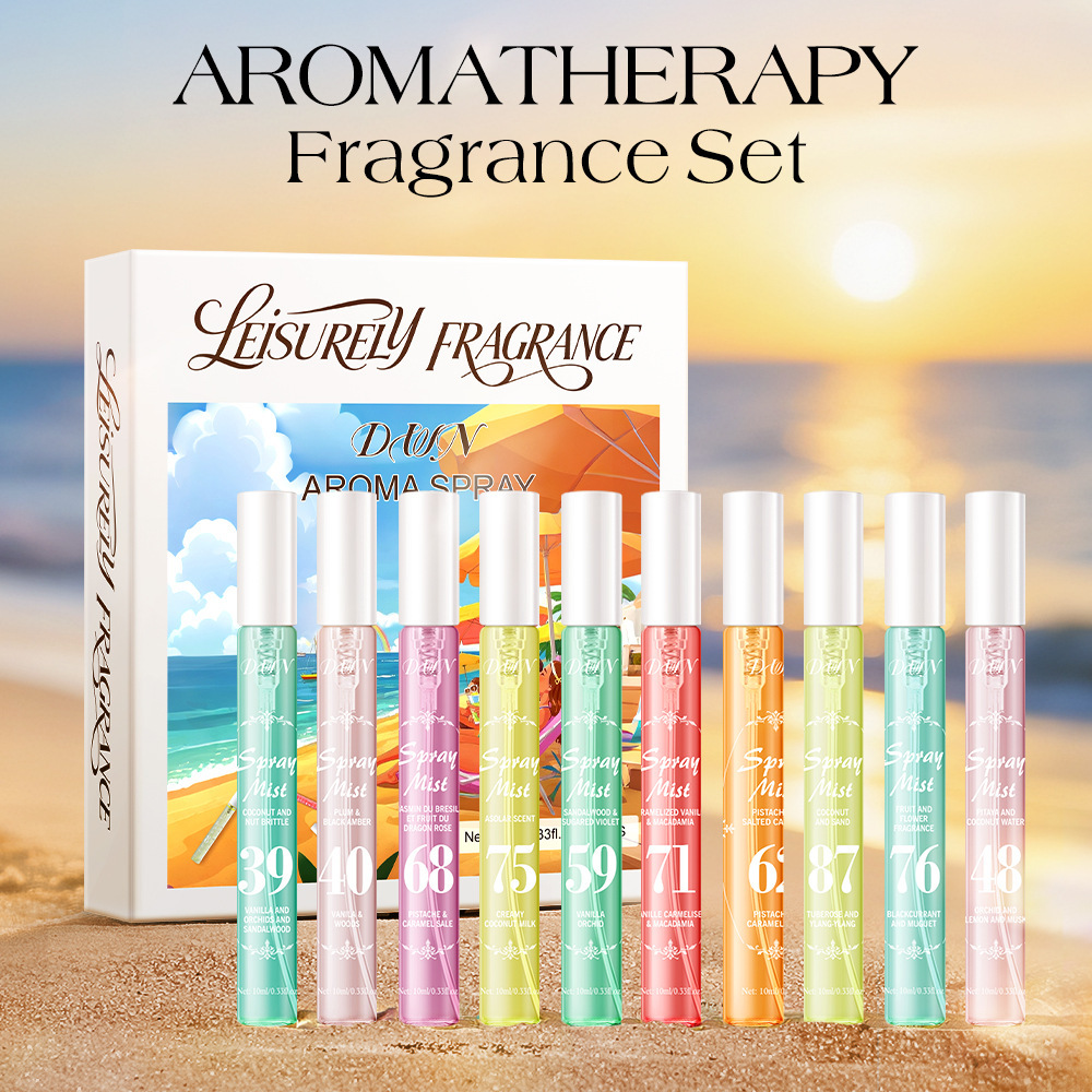 Cross-Border Brazilian Digital Perfume Book Set Box 10ml Fragrance Body Spray Women's Perfume Sample Long-Lasting Fragrance
