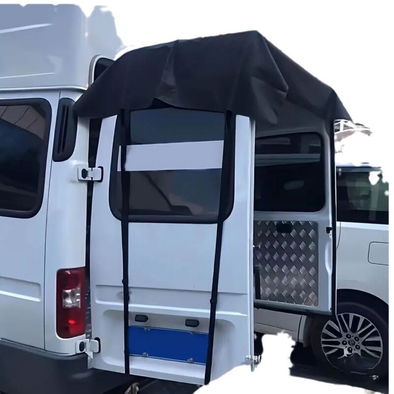Thickened Oxford Cloth RV Tail Door Sunshade Transporter Barn Cover Rain Cover Sunshade Barn Cover Thickened Oxford Cloth RV Tail Door Sunshade Transporter Barn Cover Rain Cover Sunshade Barn Cover