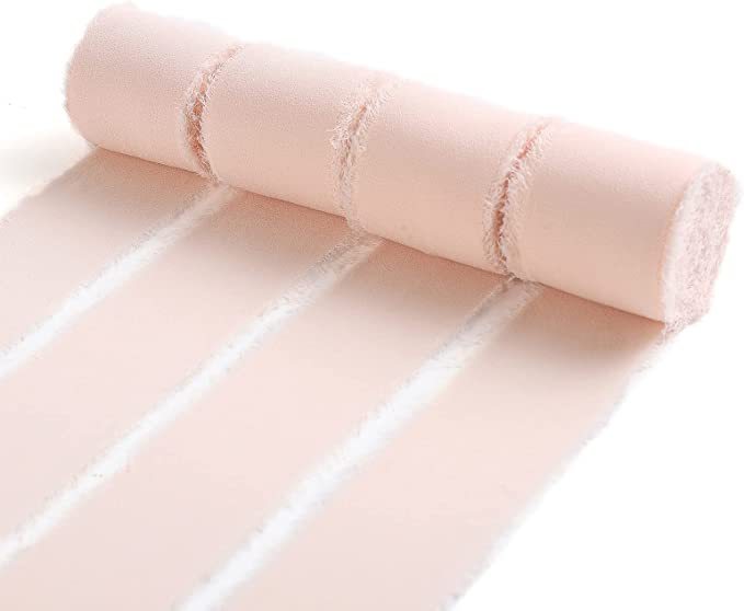 En stock venta al por mayor de gasa deshilachado cinta deshilachada boda tarjeta de felicitación arco decoración ramo de encaje de tela tira