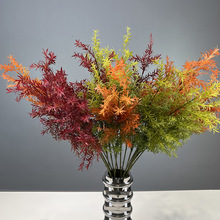 仿真天门冬工程绿植盆景迷迭香绿金鱼草家居装饰婚庆道具仿真金柳