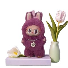 POPMART LABUBU 猫シリーズ ビニールぬいぐるみペンダント人形マカロンブラインドボックス装飾品