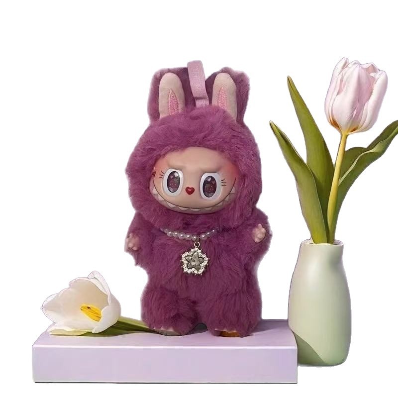 POPMART LABUBU 猫シリーズ ビニールぬいぐるみペンダント人形マカロンブラインドボックス装飾品|undefined