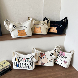 Brand capacious cartoon shopping bag, universal shoulder bag, Thailand