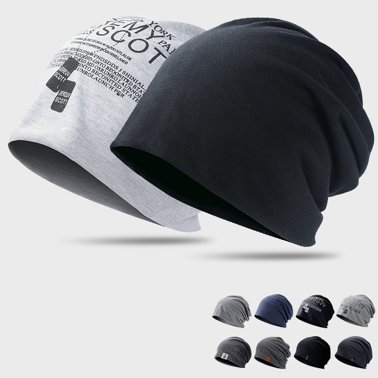 Primavera y otoño sombrero de dedo cerrado sombrero transpirable para hombres sombrero de algodón fino de verano sombrero de confinamiento sombrero de aire acondicionado de mujer sombrero de pila