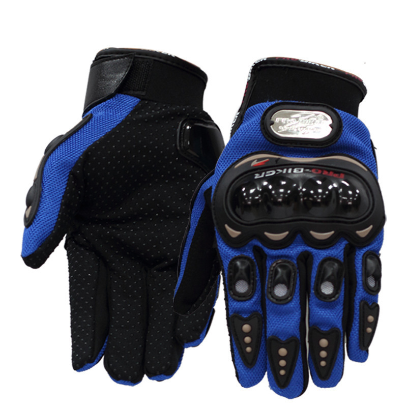 Motocicleta guantes de montar de dedo completo coche de carretera de verano hombre pantalla táctil anti-caída antideslizante motocicleta de montaña de fábrica