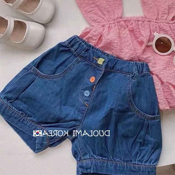 Denim skirt, shorts