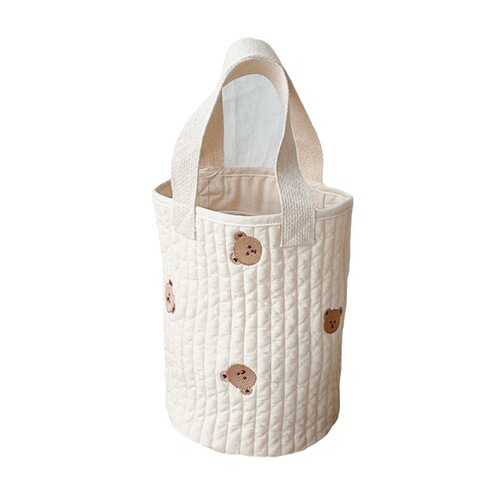 Export to South Korea Mommy Bag for Infants and Toddlers Stroller Attachment Bottle Diaper Maternity Bag Cotton Hand-held Water Bucket Storage Bag