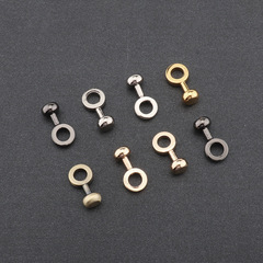 新款純銅拉鏈縫隙扣 包包改造配件老花包內袋改造零件五金調節扣