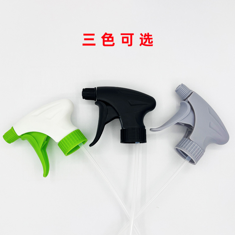 批发28牙黑色塑料喷雾喷头清洁浇花霸王枪清洁剂保洁喷枪高压喷枪|undefined