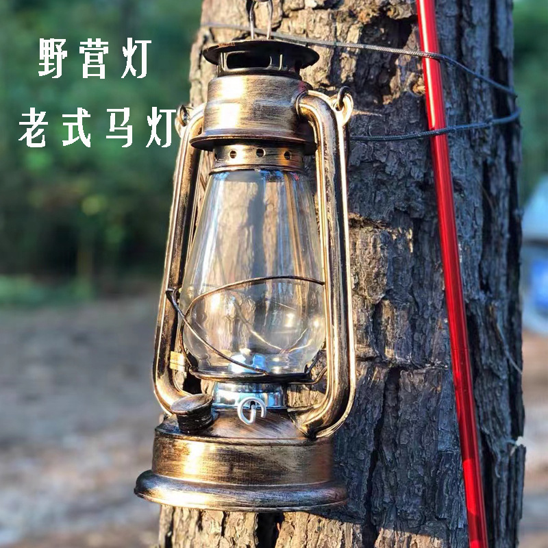 Vintage lantern kerosene lamp portable outdoor tent camping camping atmosphere lamps iron ornaments decorative lamp Vintage lantern kerosene lamp portable outdoor tent camping camping atmosphere lamps iron ornaments decorative lamp
