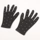 Factory wholesale figure skating performance gloves children's gloves adult female semicolon hot drilling opaque magic gloves