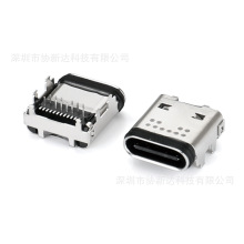 ��ˮTYPE-C�\�Ͻ�ĸ��24P�����ӽӿ���ʽ���_���߶�usb�B����