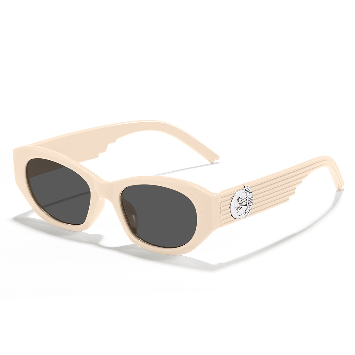 Alta calidad nuevo estilo europeo y americano retro pequeño marco y2g estilo contraste color moda todo-juego gafas de sol