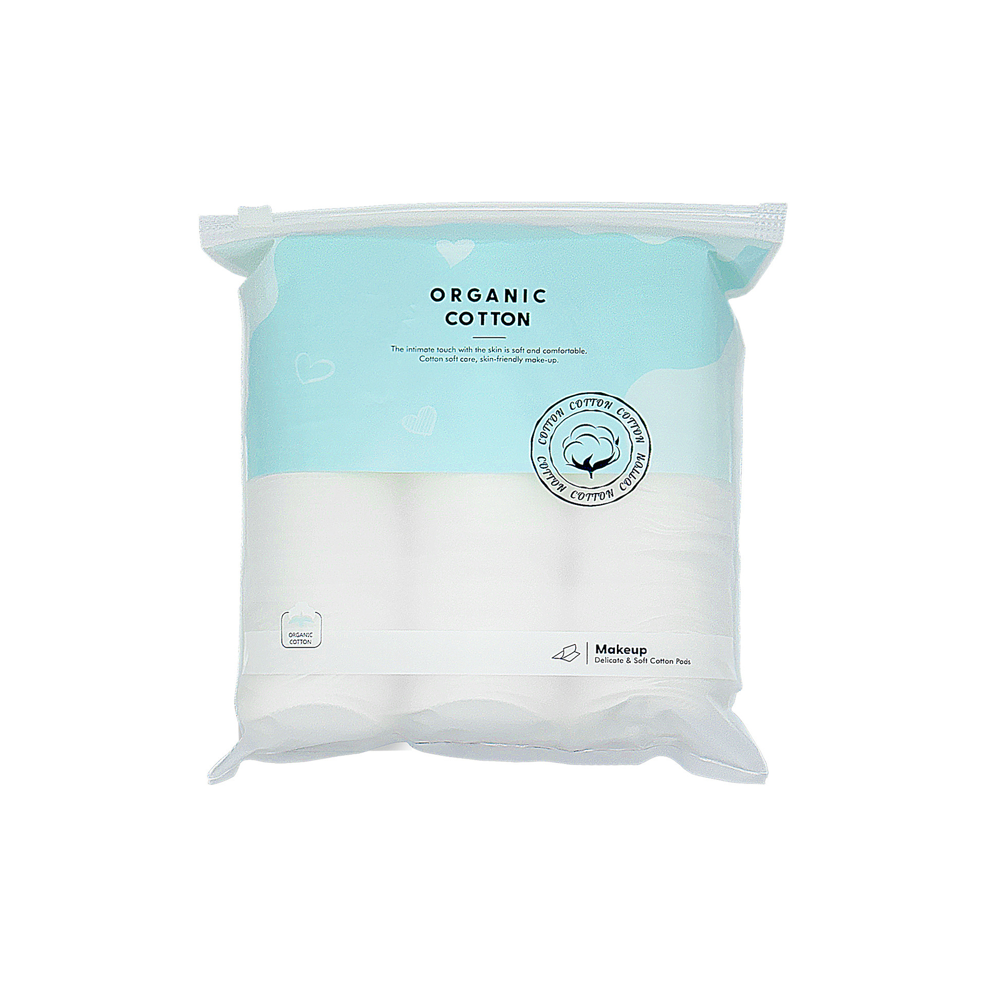 Desmaquillante desechable Almohadilla de algodón de maquillaje gruesa Toalla de limpieza especial para salón de belleza Almohadilla de algodón Redondo OEM personalizado ODM