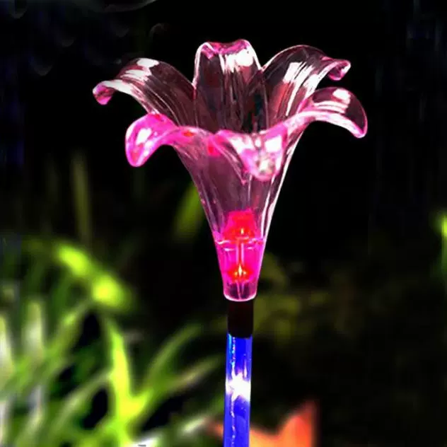 led太阳能地插灯草坪灯灯跨境工厂花园夜光小夜灯装饰可调光