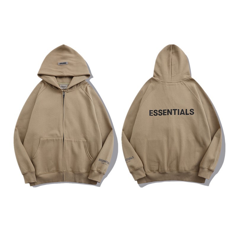 FOG ESSENTIALS letras de silicona estereoscópica hombres y mujeres americanos camisa con sudadera con sudadera con sudadera image 23