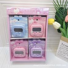 新款甜心派对卡皮大屏计时器数字显示电子闹钟时间管理计时器