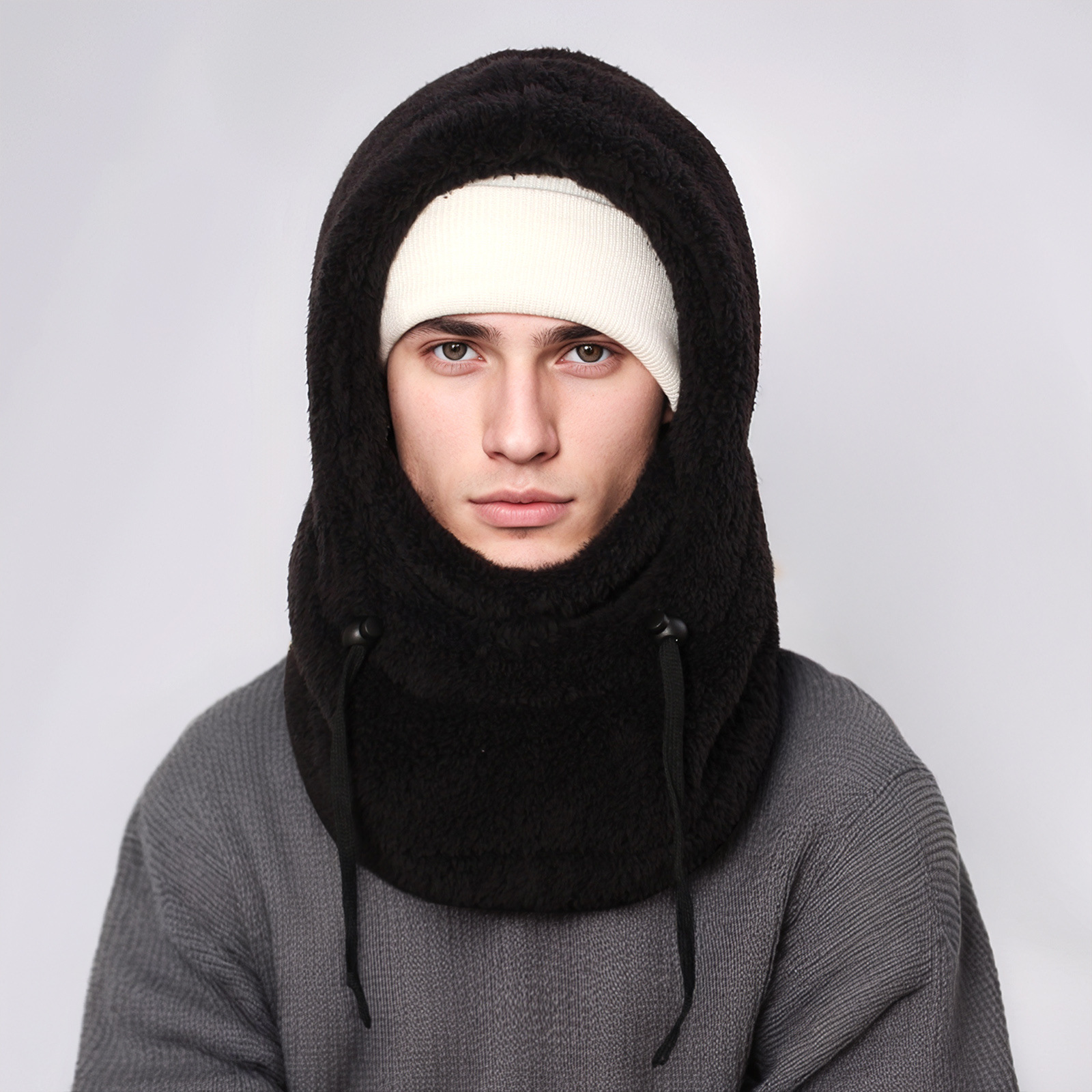 New Women Autumn Winter Warm Cycling Windproof Coldproof Hat Balaclava Face Shield Mask For Adults_voghion.com